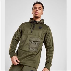 NIKE AIR MAX POLY 1/2 ZIPPED MENS HOODIE NWT